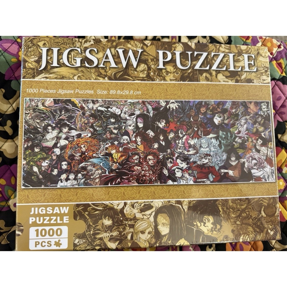 Demon Slayer Anime Jigsaw Puzzle 89x29cm Character Collage Manga 1000 Pieces